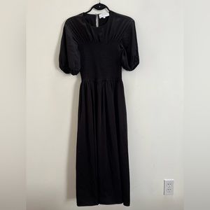 La Ligne Black Blanca Dress
